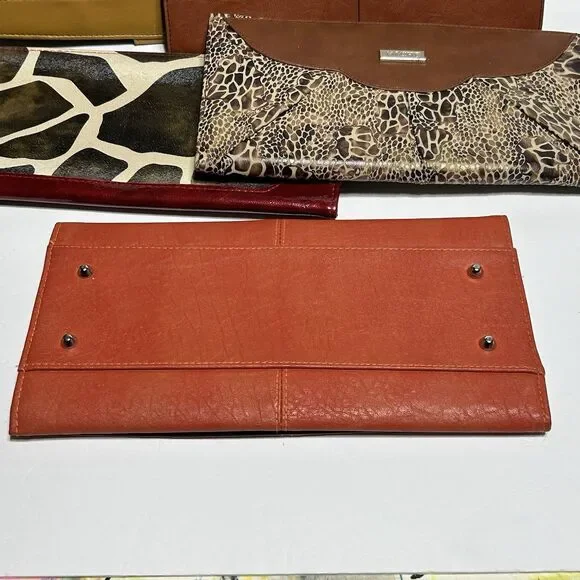 Lot of 5 MICHE Purse Shells Multicolor Red Mustard Yellow, Brown Animal Print - Picture 4 of 16